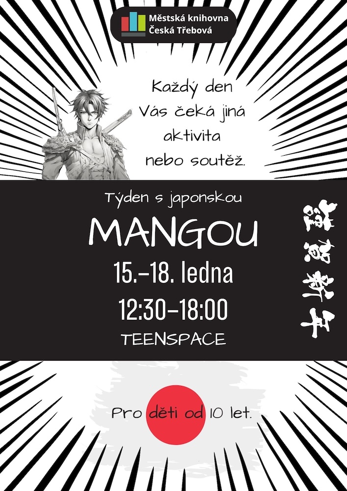 Plakát: Týden s japonskou Mangou