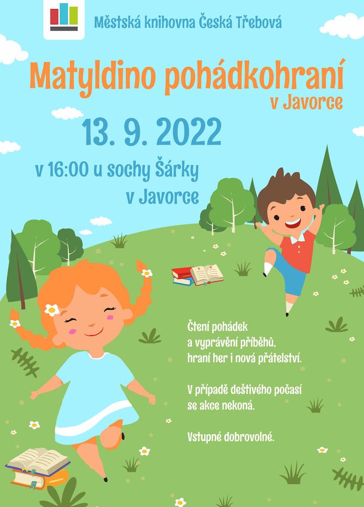 Plakát: Pohadkové pohádkohraní v Javorce září 2022