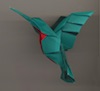origami kolibrik